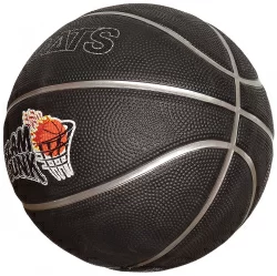 Мяч баскетбольный E33488 №7 резина, черный 10020167