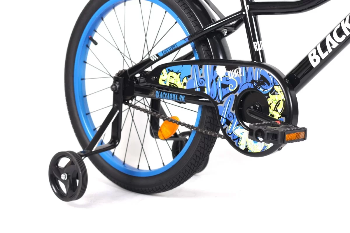 Реальное фото Велосипед Black Aqua Rainer 20" черно-синий KG2024 от магазина СпортСЕ
