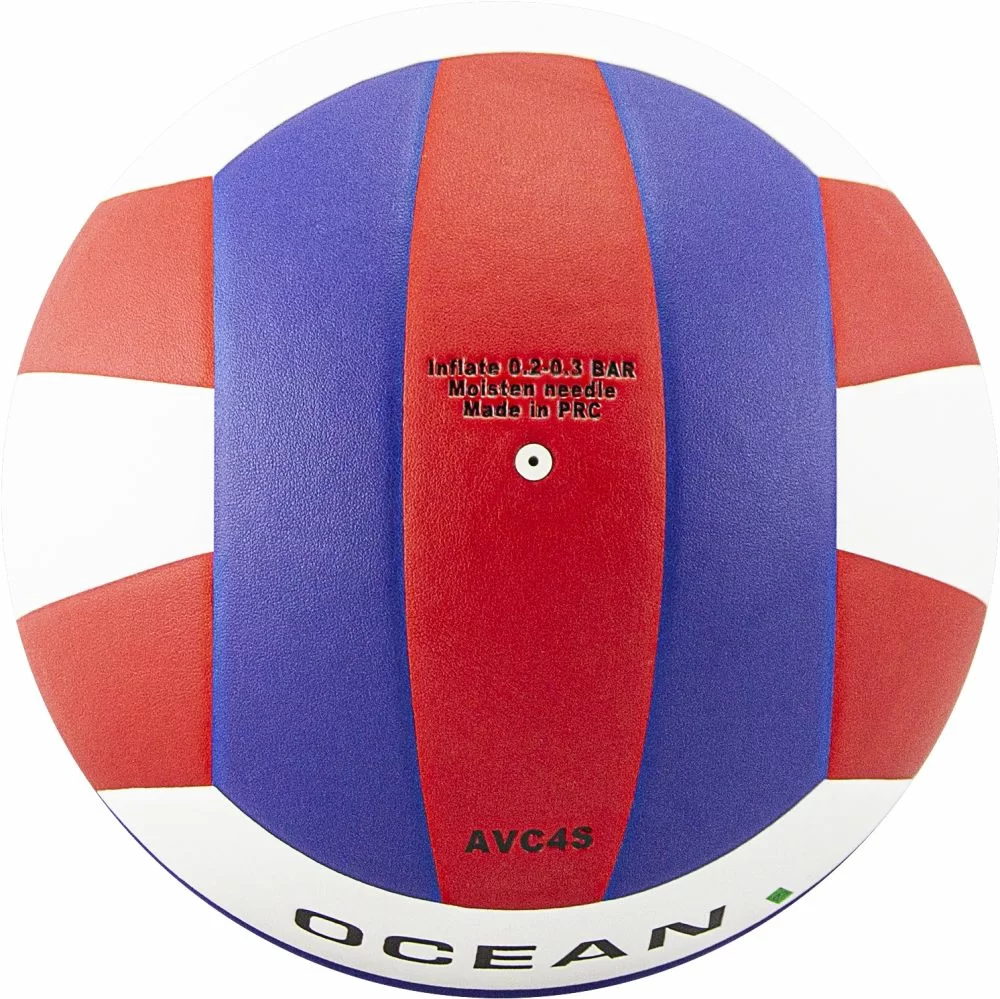 Реальное фото Мяч волейбольный Atemi Ocean синтетическая кожа PU син-красн-бел от магазина СпортСЕ