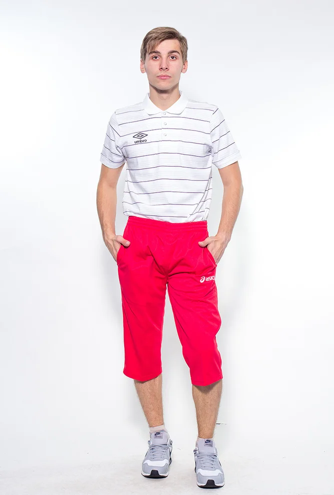 Брюки тренировочные Asics 3/4 Pant красные Брюки тренировочные Asics 3/4 Pant красные по низким ценам в Томске и Северске