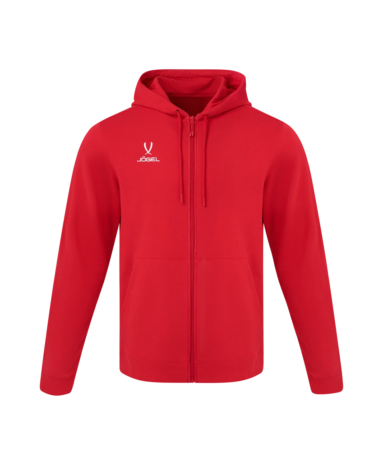  Худи на молнии ESSENTIAL Cotton FZ Hoodie, красный по низким ценам в Томске и Северске