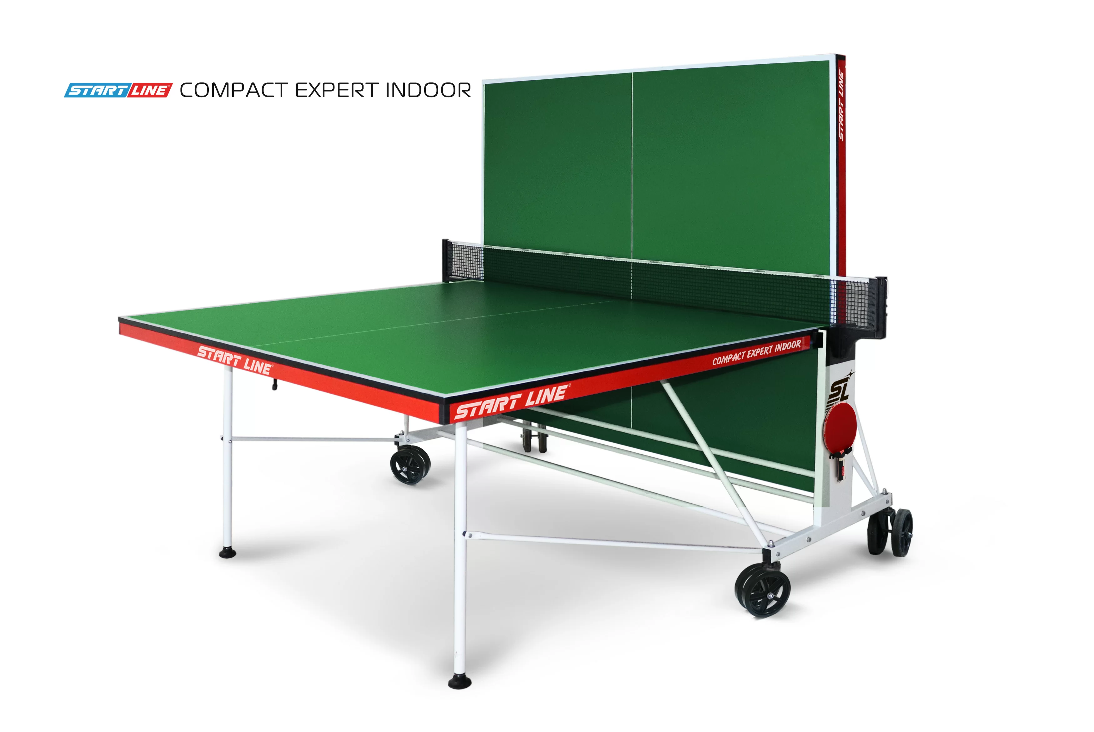 Реальное фото Теннисный стол Start Line Compact Expert Indoor green от магазина СпортСЕ