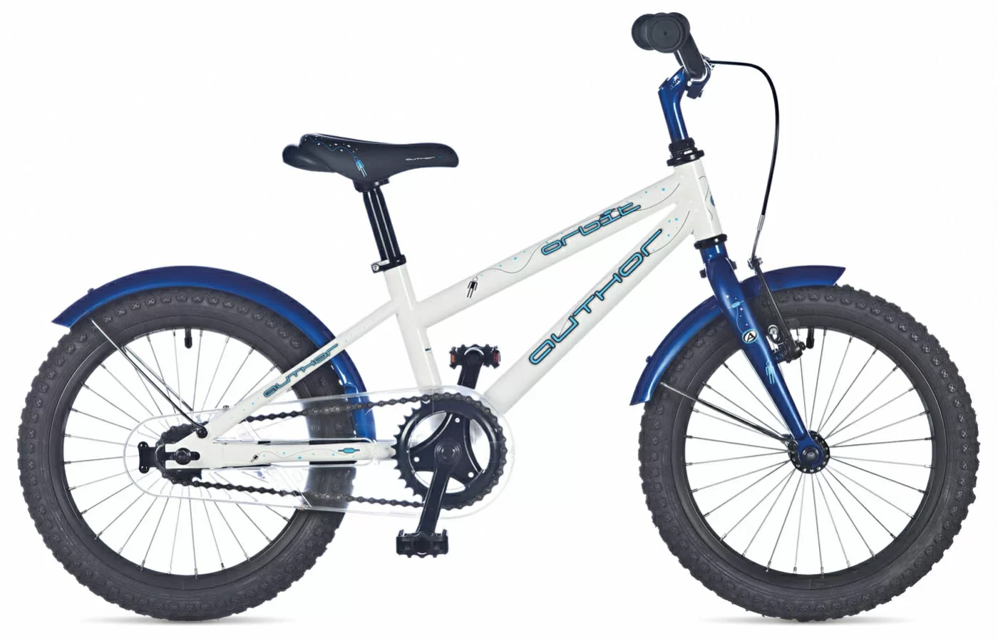 Реальное фото Велосипед детский AUTHOR Orbit 2019 Бело-синий от магазина СпортСЕ