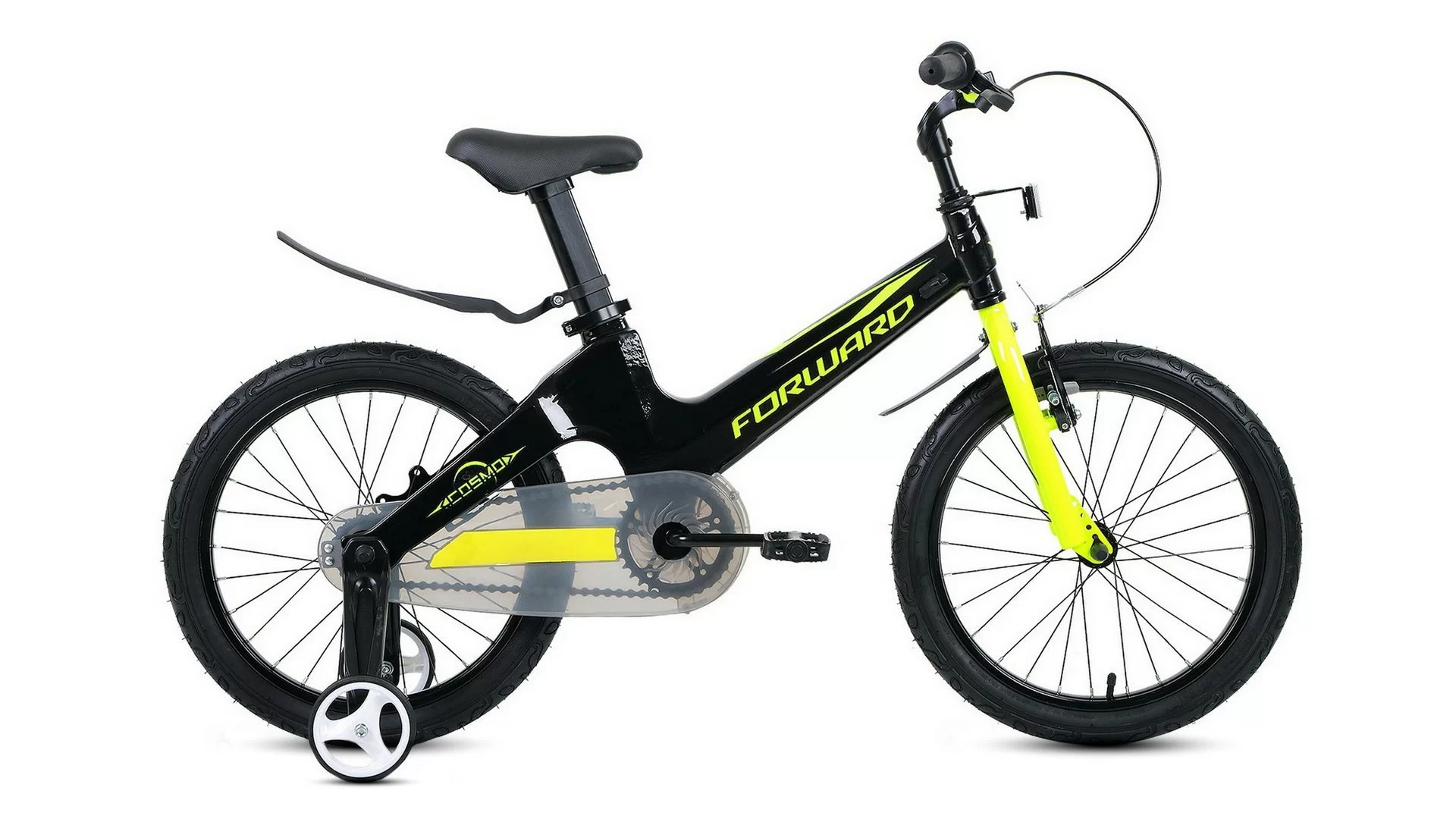 Реальное фото Велосипед Forward Cosmo 18 (2020) черный/зеленый RBKW0LMH1005 от магазина СпортСЕ