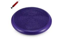 Полусфера d-33 см E45365 массажная овальная с насосом надувная (ПВХ) фиолетовая