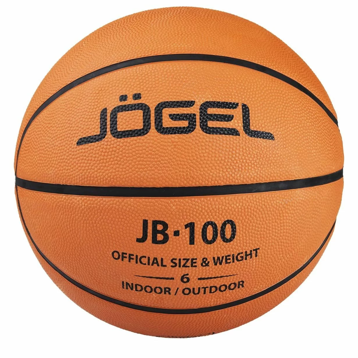 Реальное фото Мяч баскетбольный Jögel JB-100 (100/6-19) №6 УТ-00015891 от магазина СпортСЕ