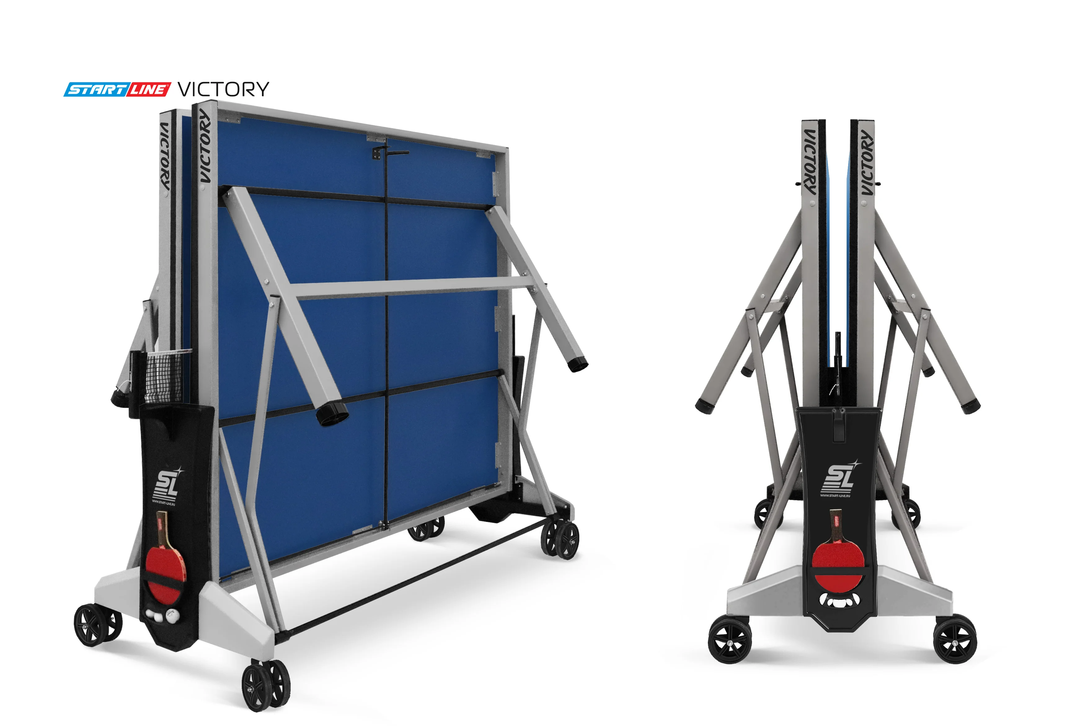  Стол теннисный VICTORY Синий по низким ценам в Томске и Северске