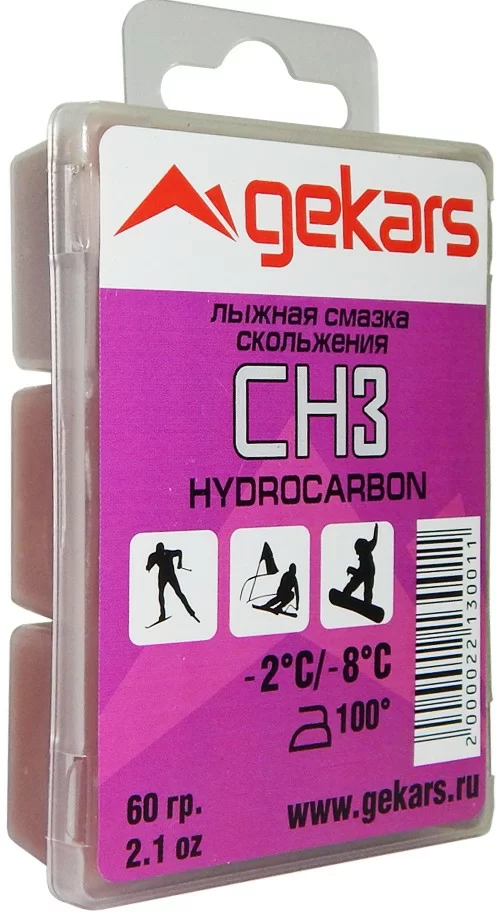Реальное фото Парафин Gekars Pro Hydrocarbon СН3 -2 -8 60гр. в пласт.упаковке от магазина СпортСЕ