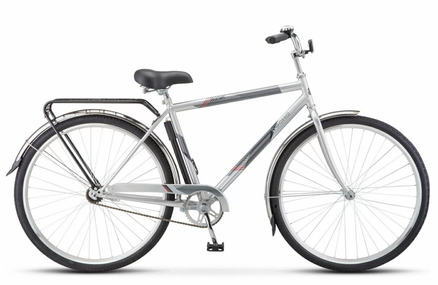 Реальное фото Велосипед Десна Вояж Gent 28" (2021) серый Z010 от магазина СпортСЕ