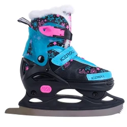 Коньки раздвижные TechTeam Iceroll black/celadon Коньки раздвижные TechTeam Iceroll black/celadon