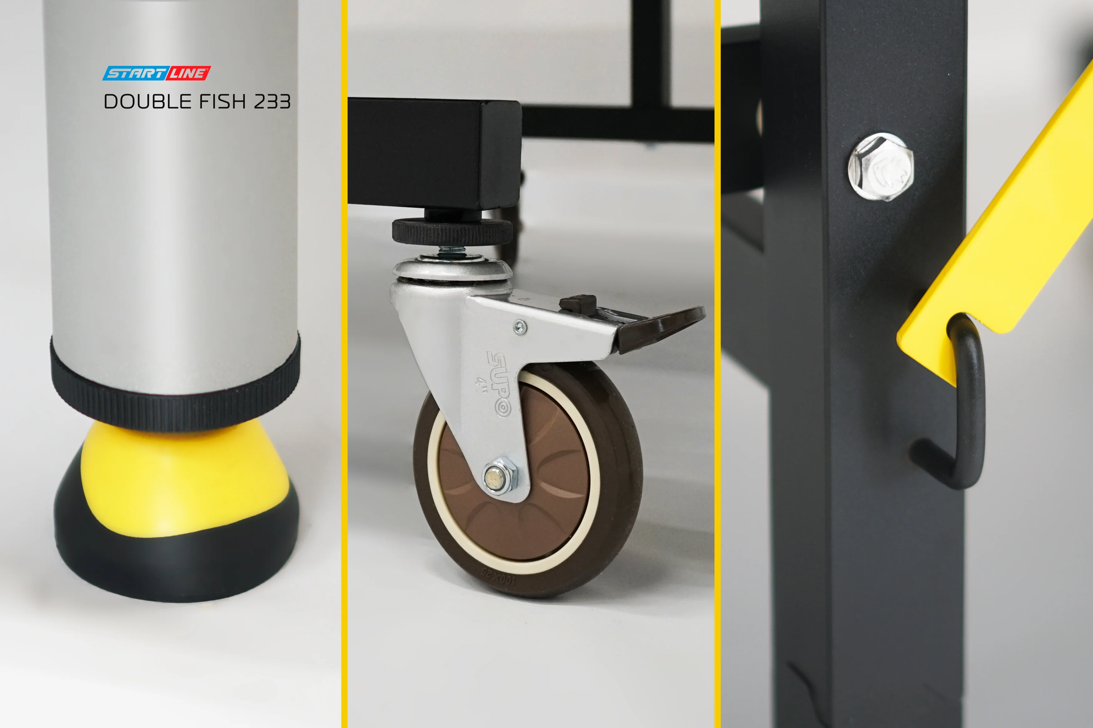  Стол теннисный Double Fish 233 синий по низким ценам в Томске и Северске