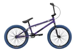 Велосипед Stark Madness BMX 4 (2024) серо-фиолетовый/черный/темно-синий