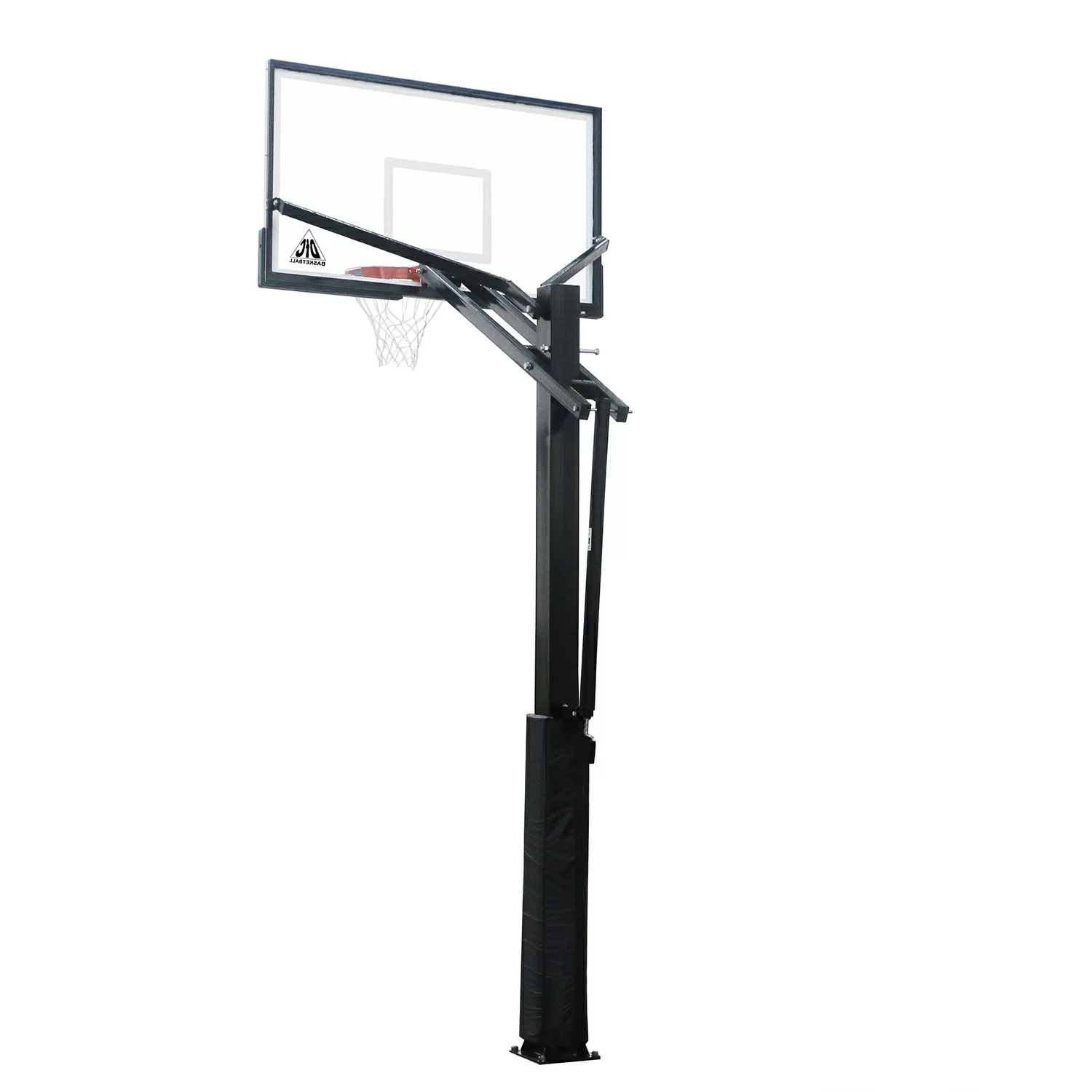 Реальное фото Баскетбольная стационарная стойка DFC ING60U 152x90см (четыре короба) от магазина СпортСЕ