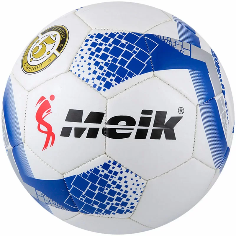 Реальное фото Мяч футбольный Meik-081-11 B31235 2-слоя, TPU+PVC 2.7, 400-410 гр. 10017433 от магазина СпортСЕ
