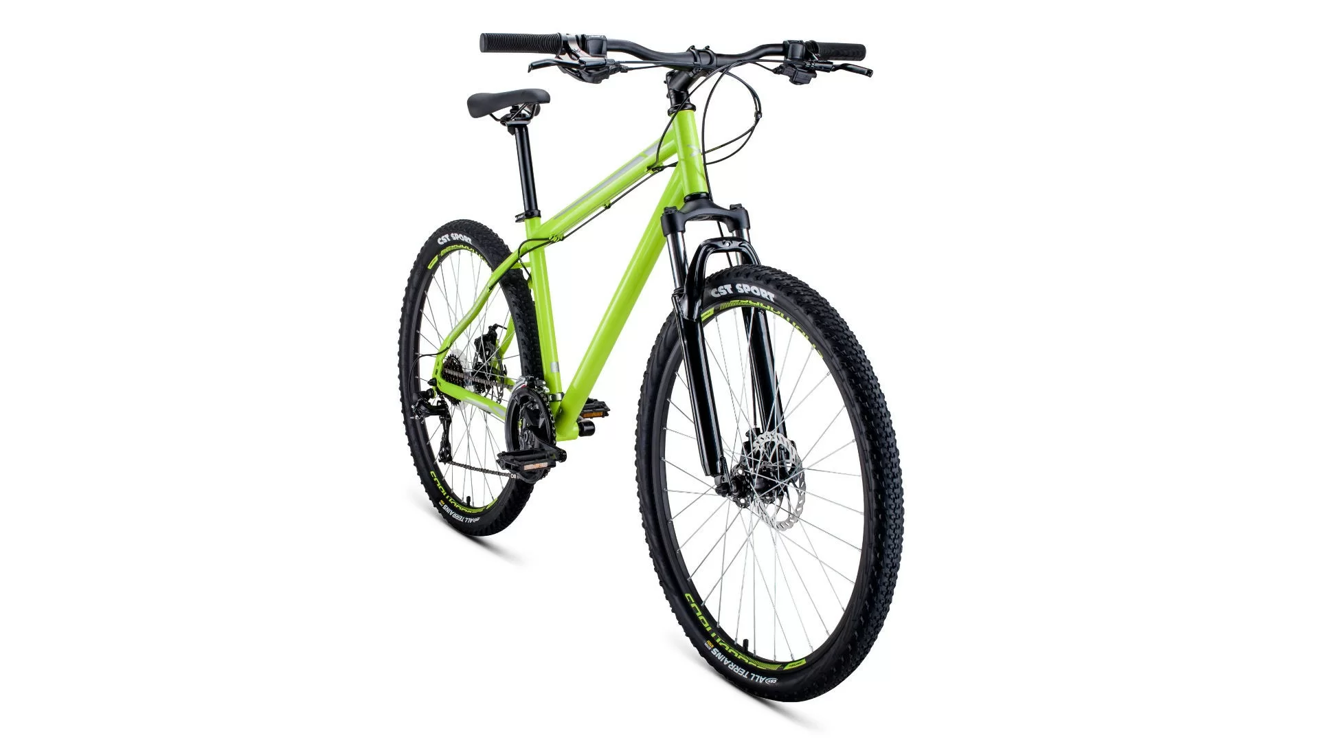 Реальное фото Велосипед Forward Sporting 27,5 2.0 disc (2020) светло-зеленый/серый от магазина СпортСЕ