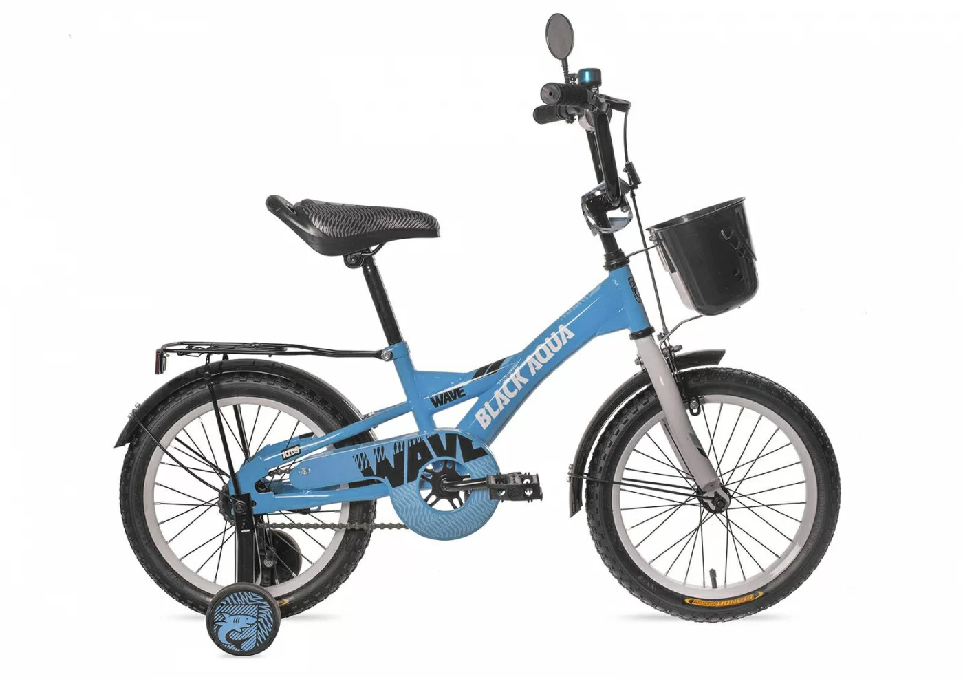 Реальное фото Велосипед Black Aqua Wave New 20" со светящимися колесами голубой-белый KG2028 от магазина СпортСЕ