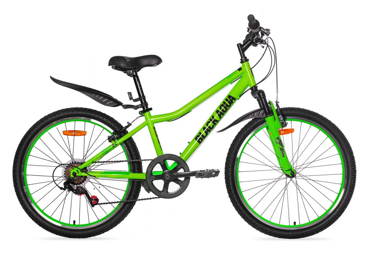 Реальное фото Велосипед Black Aqua Cross 1201 V 20" зеленый GL-102V от магазина СпортСЕ