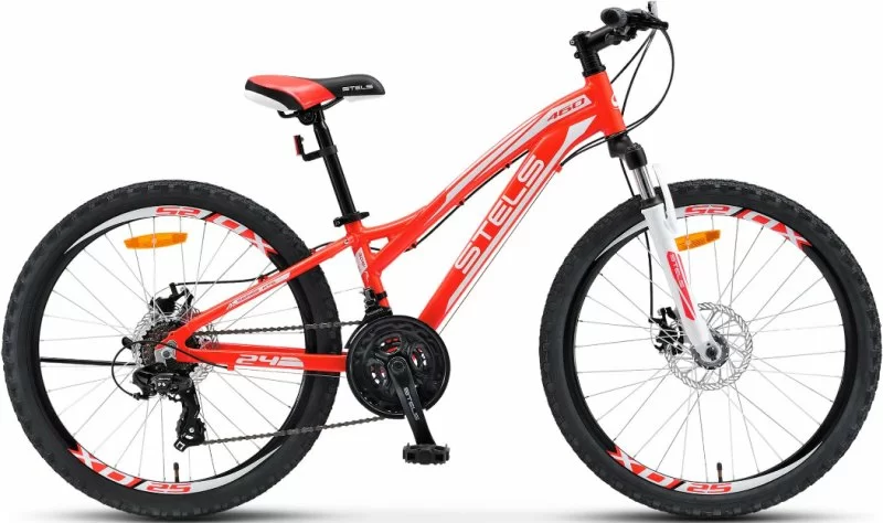 Реальное фото Велосипед Stels Navigator-460 MD 24" (2019) красный K010 от магазина СпортСЕ
