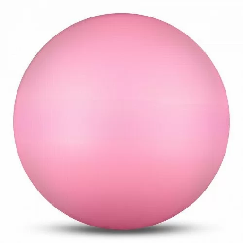 Реальное фото Мяч для художественной гимнастики 15 см 300 г Indigo металлик розовый IN315 от магазина СпортСЕ