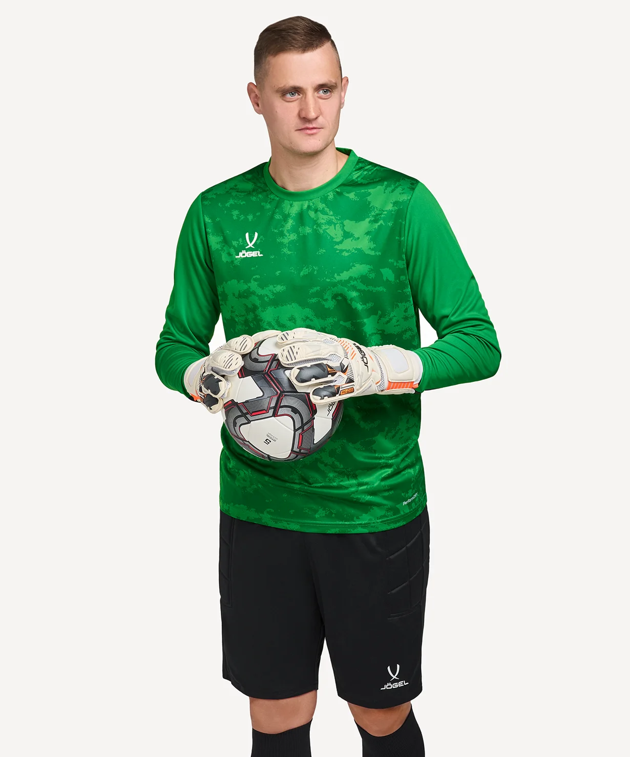  Свитер вратарский JOGEL DIVISION PerFormDRY GK Splash, зеленый по низким ценам в Томске и Северске