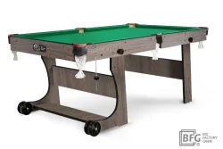 Бильярд BFG Compact Light 6 (Анкор) (РП, анкор темный (ЛДСП), ЛДСП_16, Manchester 45 Yellow green ш1,98м, Х/б сетка) Бильярд BFG Compact Light 6 (Анкор) (РП, анкор темный (ЛДСП), ЛДСП_16, Manchester 45 Yellow green ш1,98м, Х/б сетка)