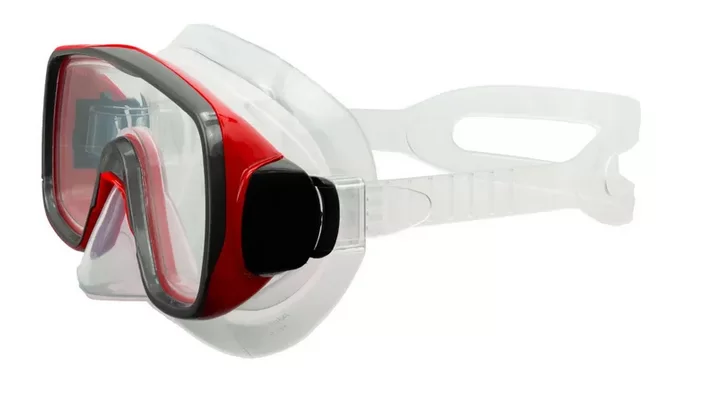 Реальное фото Маска для плавания Salvas Geo Sr Mask силикон р.senior красный CA175S1RYSTH от магазина СпортСЕ