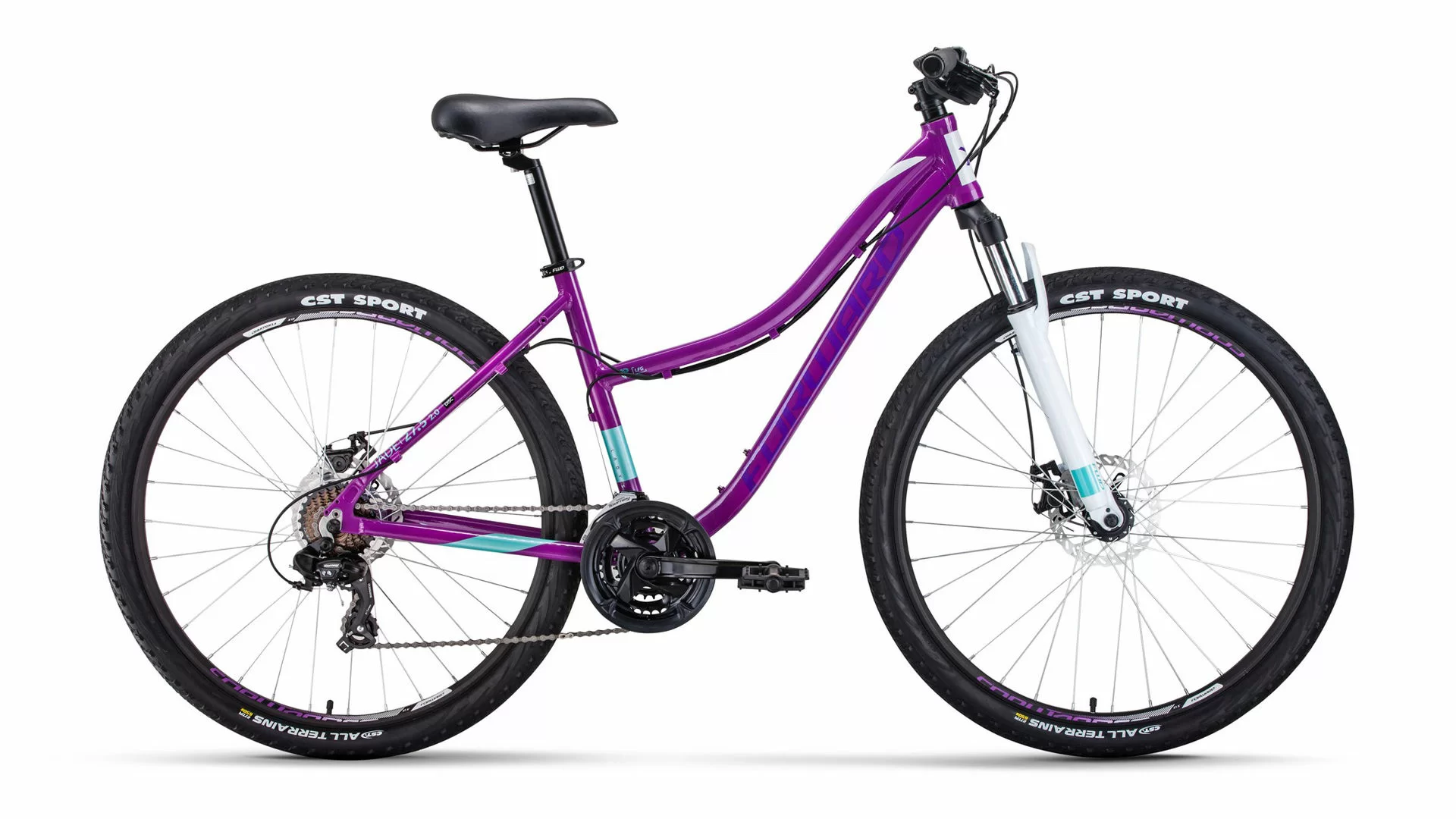 Реальное фото Велосипед Forward Jade 27,5 2.0 disc (2020) фиолетовый RBKW0767Q006 от магазина СпортСЕ