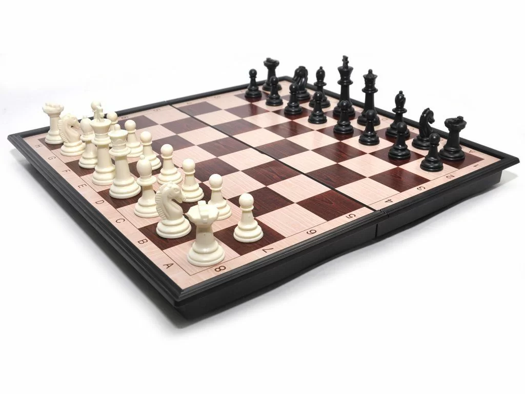 Реальное фото Набор игр (2в1) (шашки, шахматы) магнитн 3133 от магазина СпортСЕ