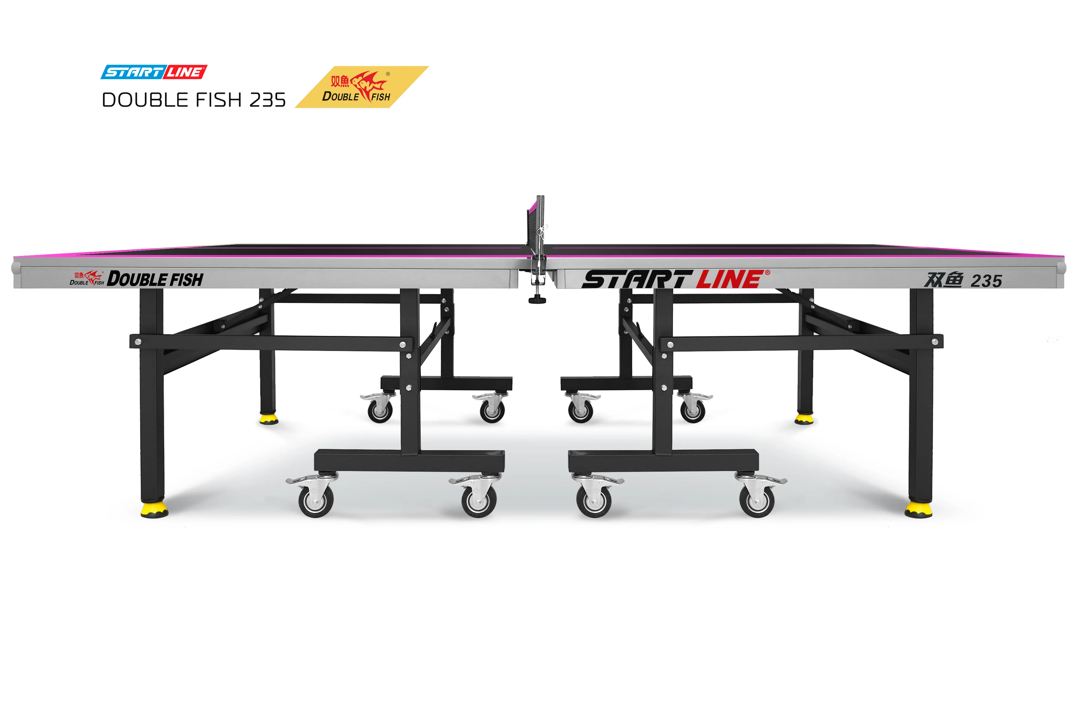  Стол теннисный Double Fish 235 черный по низким ценам в Томске и Северске