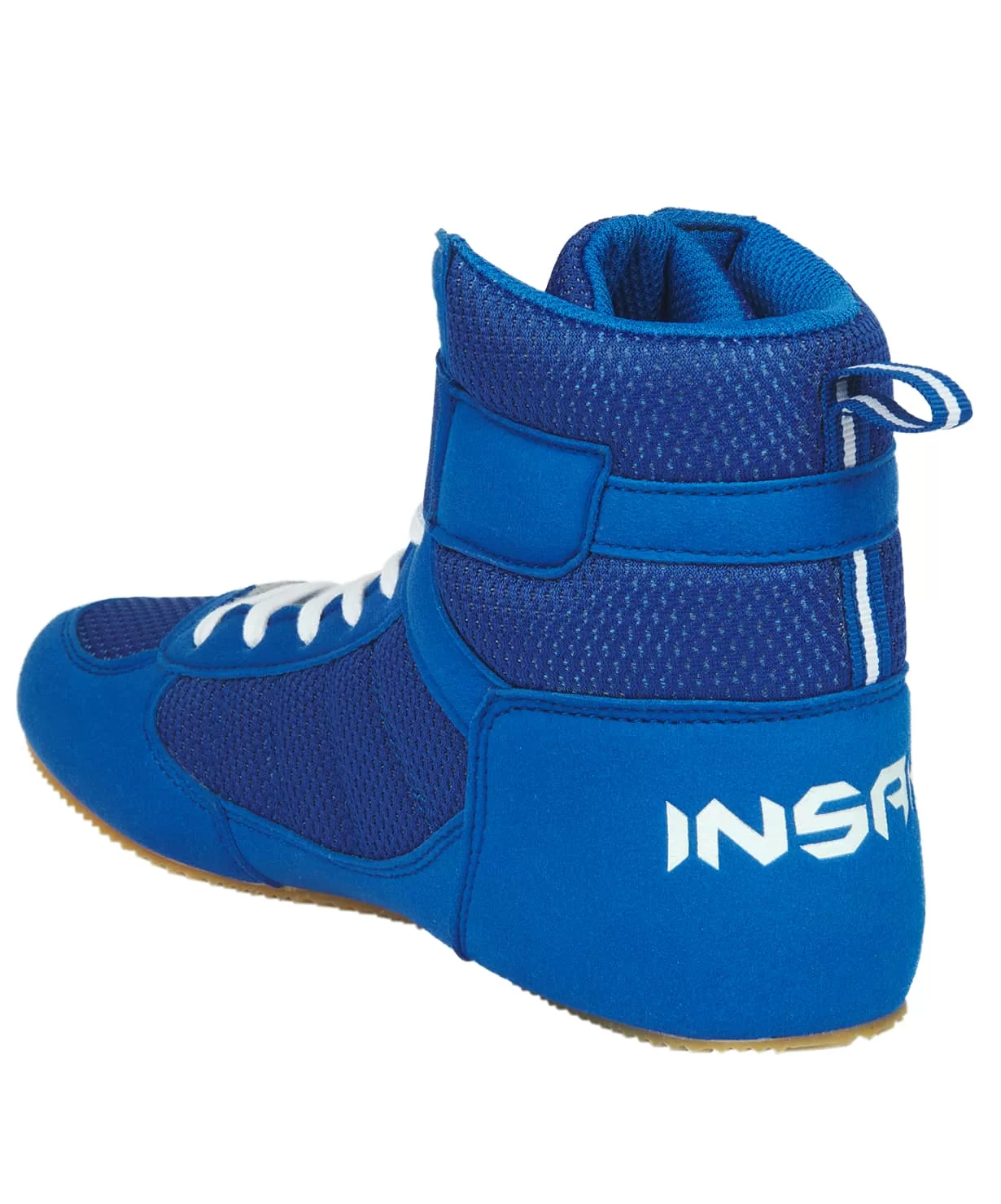 Реальное фото Боксерки Insane Rapid IN22-BS100-K детский синий УТ-00020904 от магазина СпортСЕ