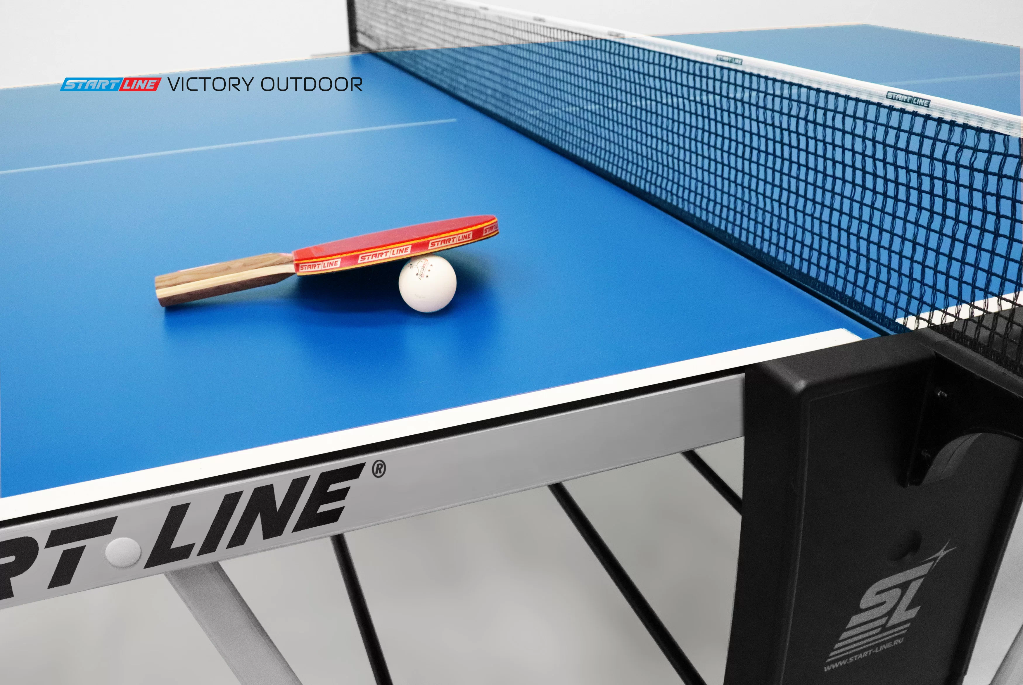 Реальное фото Стол теннисный VICTORY 6 Всепогодный Синий от магазина СпортСЕ