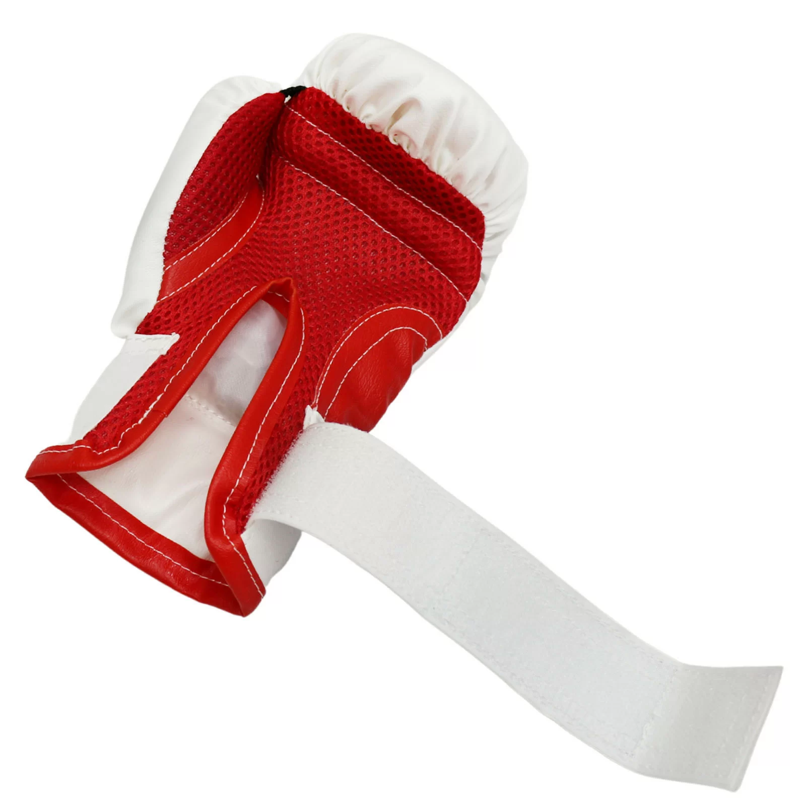 Реальное фото Набор боксерский для начинающих RuscoSport Триколор (перчатки бокс. 6 oz) красный от магазина СпортСЕ