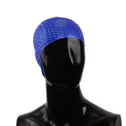 Шапочка для плавания Alpha Caprice CBU-2 bubble с ушами blue Шапочка для плавания Alpha Caprice CBU-2 bubble с ушами blue