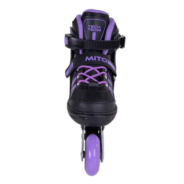 Реальное фото Коньки роликовые Mito фиолетовый от магазина СпортСЕ