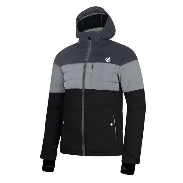 Реальное фото Куртка Connate Jacket (Цвет 06N, Черный/Серый) DMP431 от магазина СпортСЕ