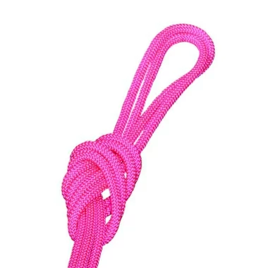 Реальное фото Скакалка гимнастическая 3 м розовый-неон AB251 от магазина СпортСЕ