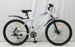 Велосипед 27.5" AVENGER A271D, белый/фиолетовый (2024)