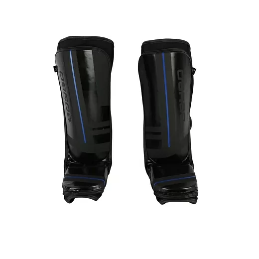 Реальное фото Защита голени и стопы BoyBo B-series черно-синий от магазина СпортСЕ