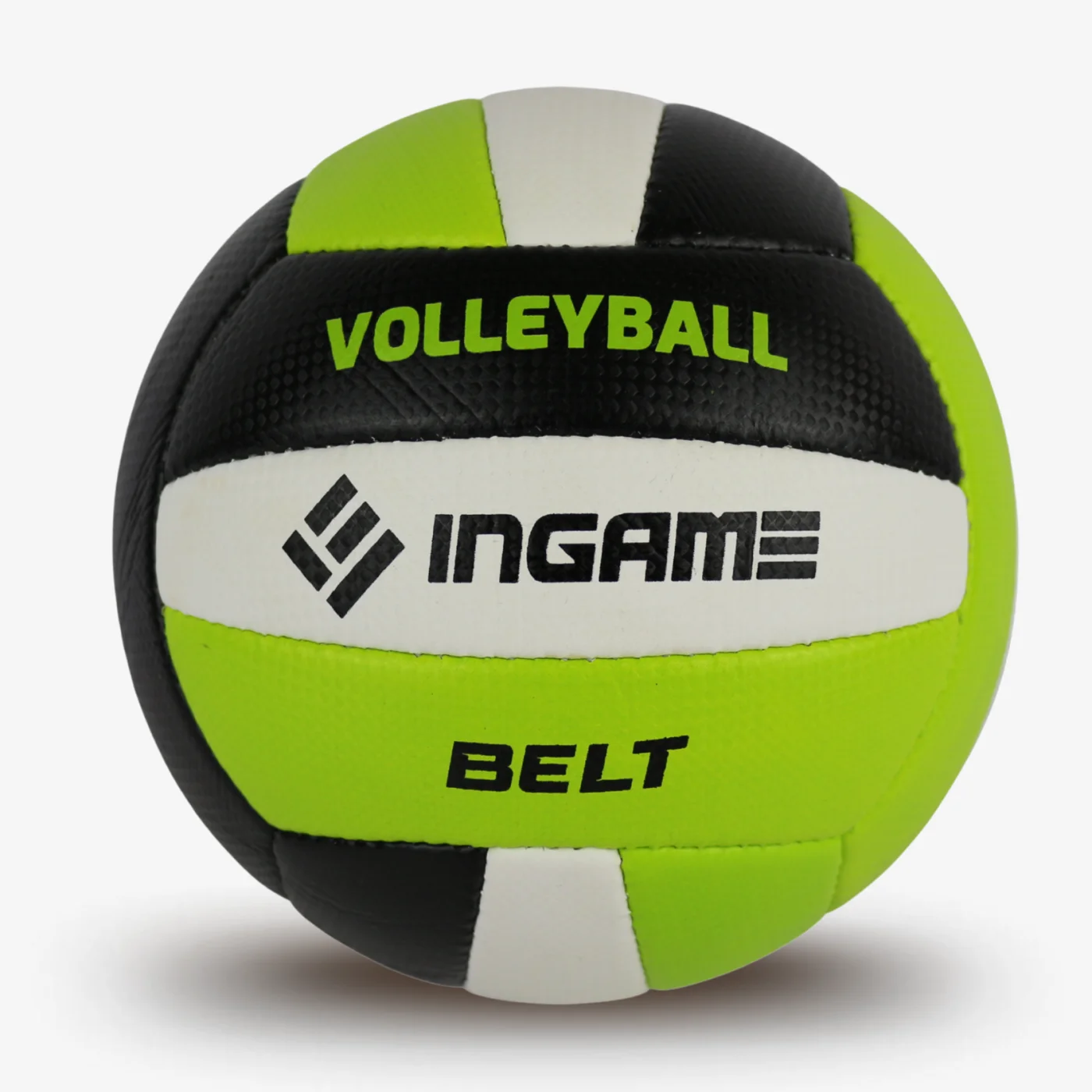 Мяч волейбольный Ingame Belt ING-098 черно-зеленый по низким ценам в Томске и Северске