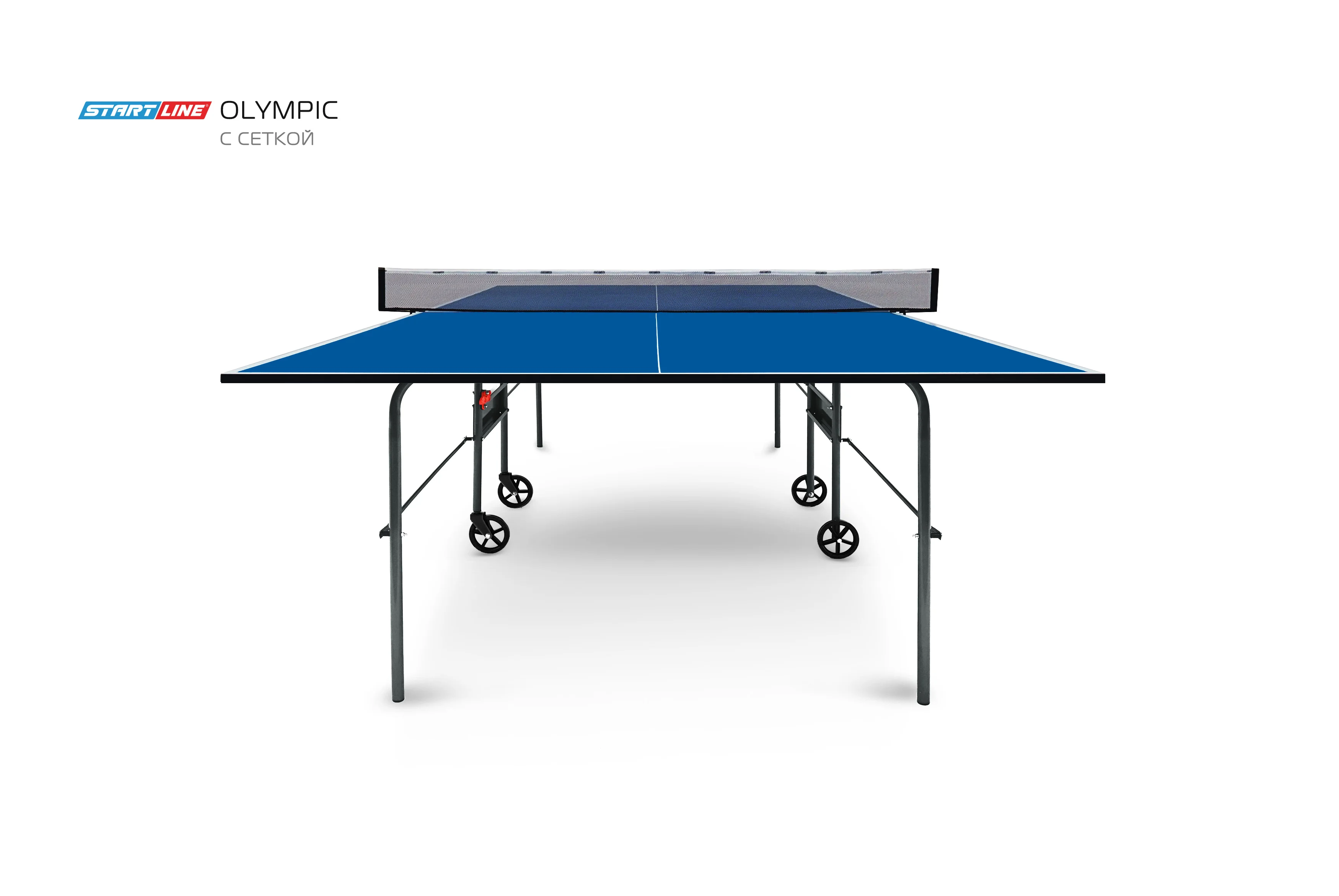  Стол теннисный Olympic с сеткой Синий по низким ценам в Томске и Северске