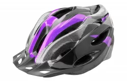 Шлем FSD-HL021 (out-mold) чёрно-пурпурный 600124