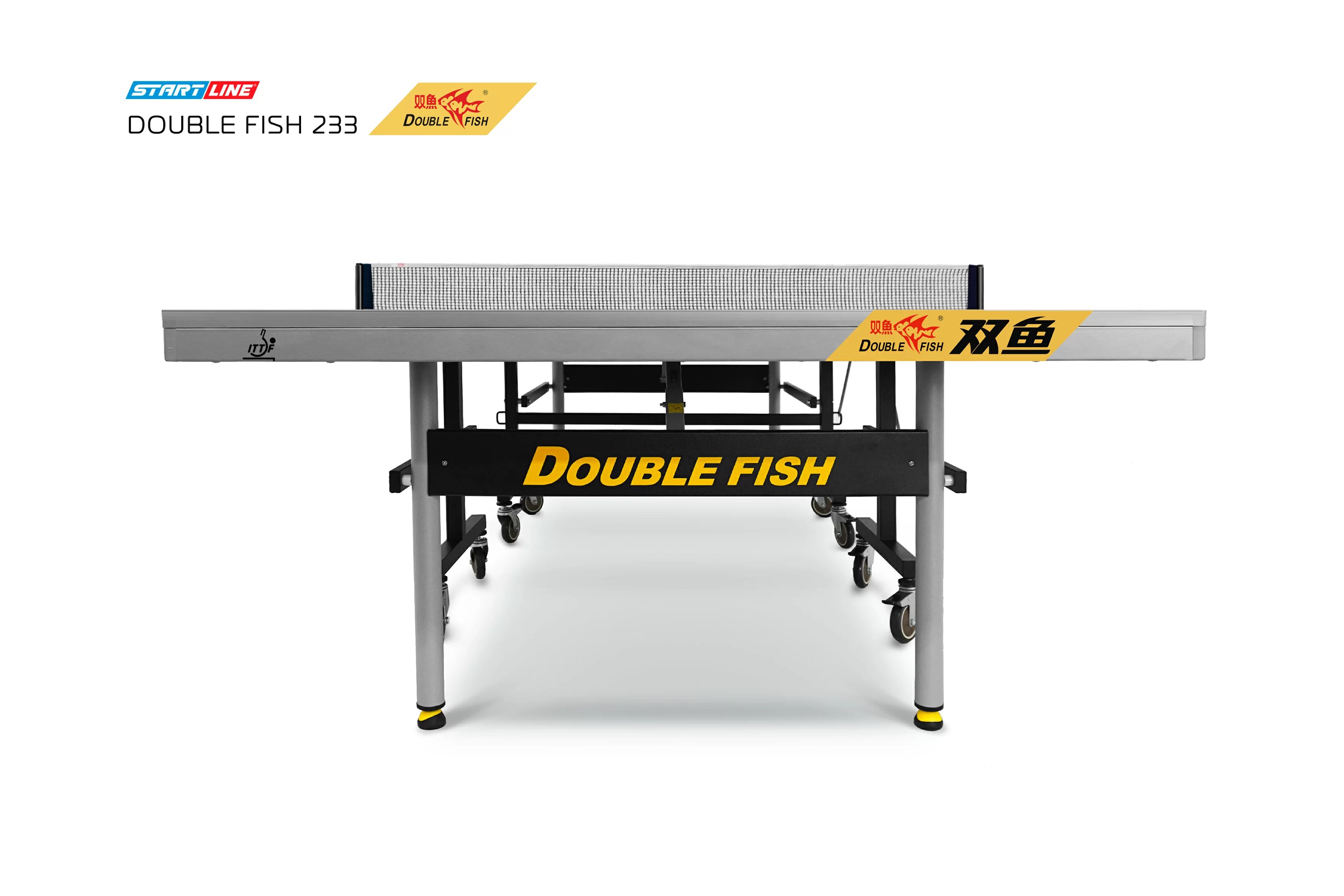  Стол теннисный Double Fish 233 синий по низким ценам в Томске и Северске