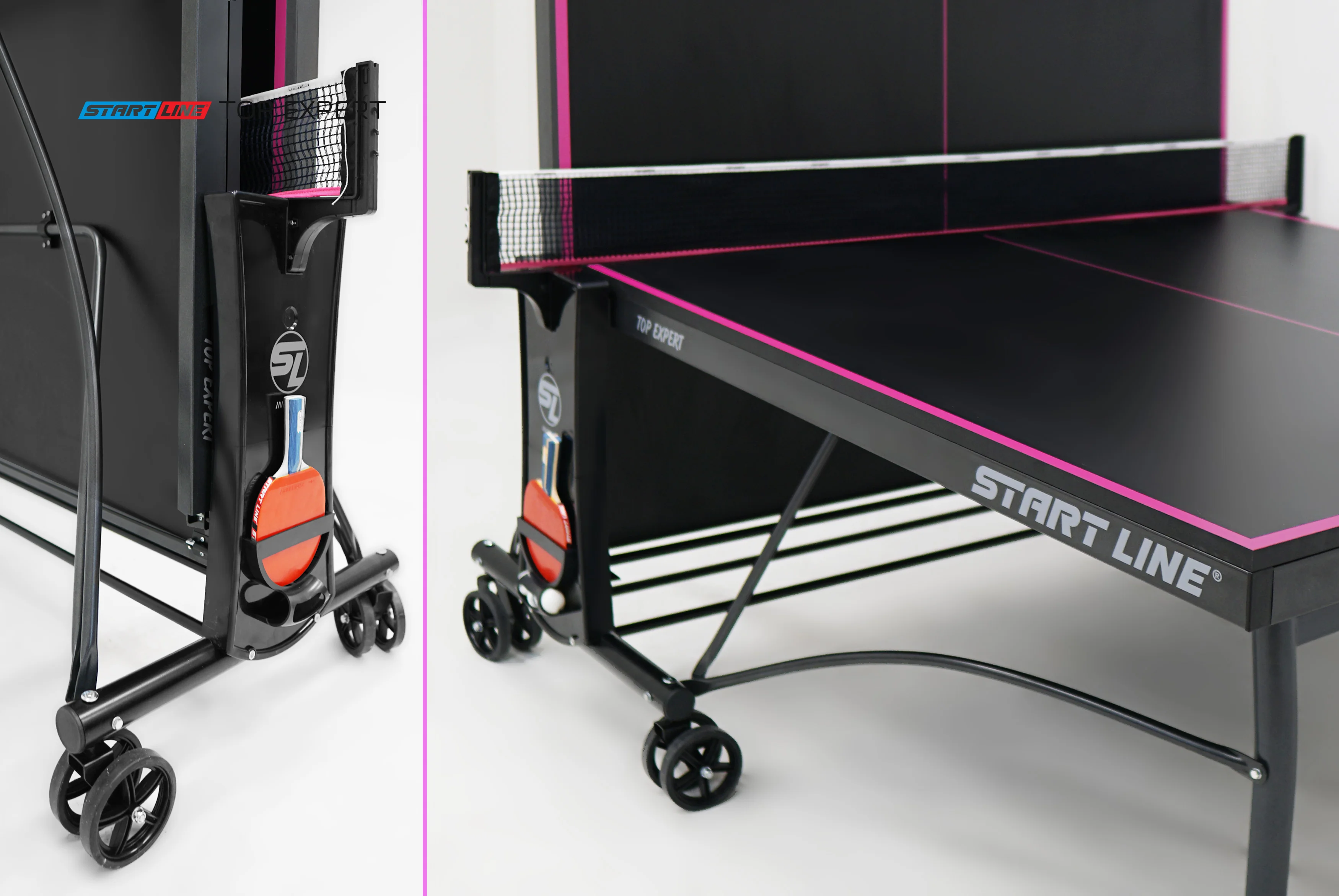  Стол теннисный Top Expert Black по низким ценам в Томске и Северске