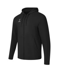 Флисовое худи на молнии ESSENTIAL Cotton Fleece FZ Hoodie, черный