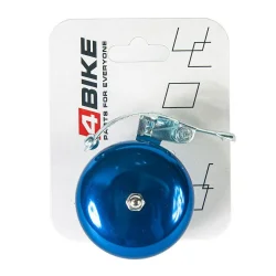 Звонок 4Bike BB3204-Blu латунь d-52мм голубой