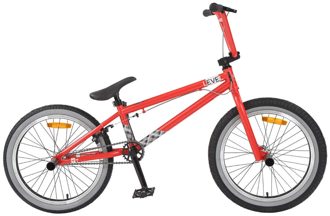 Реальное фото Велосипед BMX TechTeam Level 20" (2020) алый от магазина СпортСЕ