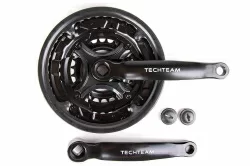 Система TechTeam HDL-S303 24/34/42T cтальные шатуны 170 мм, под квадрат, резьба 9/16"