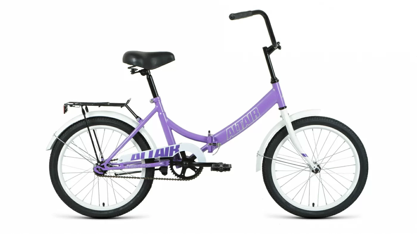 Реальное фото Велосипед Altair City 20 скл (2022) фиолетовый/серый RBK22AL20007 от магазина СпортСЕ