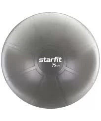 Реальное фото Фитбол 75 см StarFit GB-107 1400 гр антивзрыв серый УТ-00018980 от магазина СпортСЕ