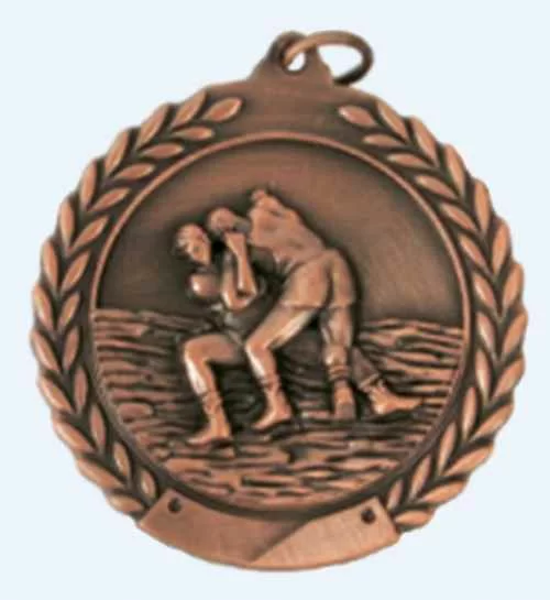 Реальное фото Медаль MD518 d-45 мм борьба от магазина СпортСЕ